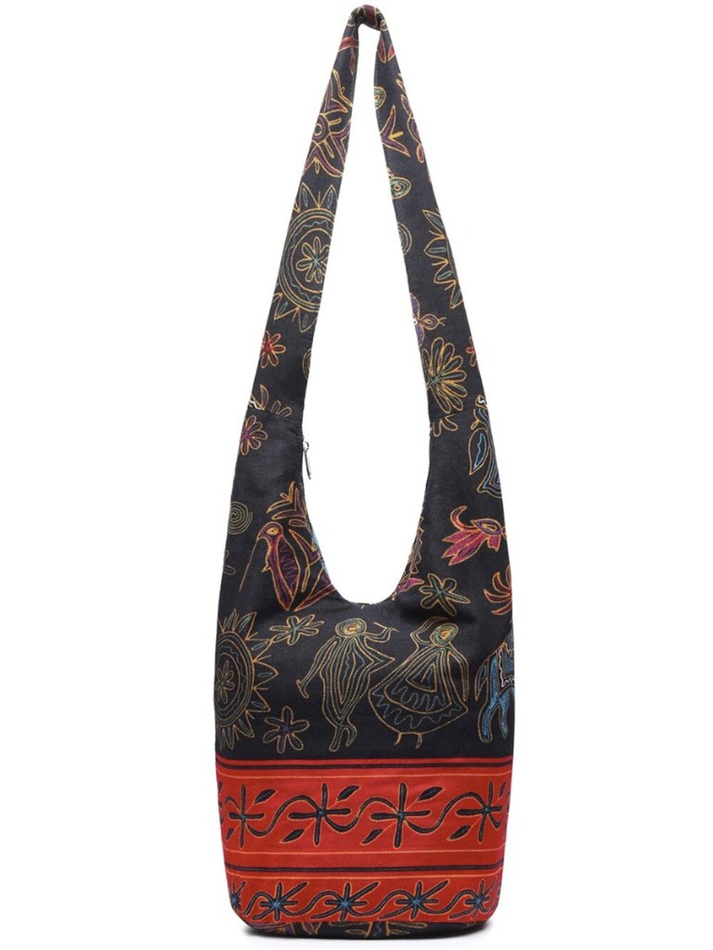 Women Shoulder Handbags Fashion canvas Hippie Crossbody Bags Bohemian Animal